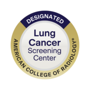 Emblem that recognizes NLH as a designated Lung Cancer Screening Facility