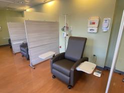 Newly donated Infusion Suite chair.