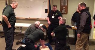 EMS education class in session