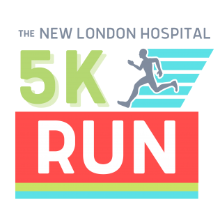 New London Hospital 5K Run logo, 2021