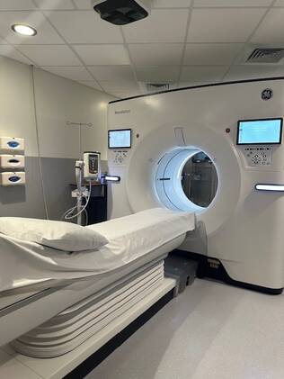 Diagnostic imaging and radiology - CT machine in open room