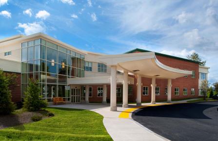 Exterior of New London Hospital