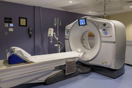 Diagnostic imaging and radiology - MRI machine in open room