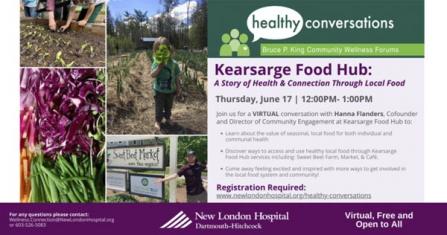 Healthy Conversations Community Wellness Forums event flyer