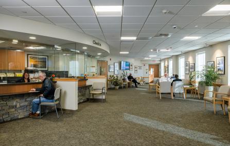 Newport Health Center registration area