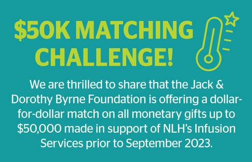 New London Hospital Matching Grant graphic
