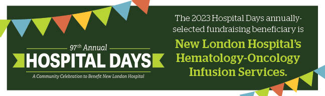Banner with Hospital Days Logo and $50,000 Matching Grant