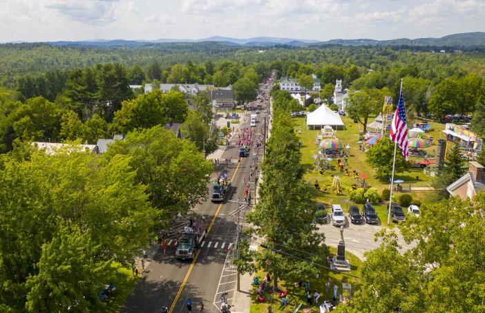 The Flag Street Parade during Hospital Days in New London.